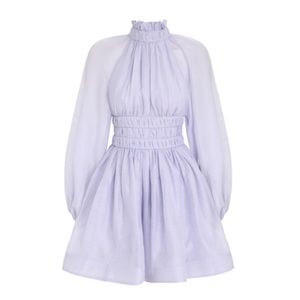NWOT Zimmermann Luminous Long Sleeves Mini Dress
